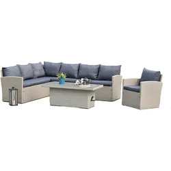Merxx Chicago Set, Eckbank, Sessel, Tisch
