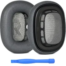 MMobiel Ersatz Ohrpolster AirPods Max Kopfhörer - Protein PolyurethanKopfhörer – Schwarz