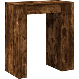 vidaXL Bartisch mit Regal 95 x 47 x 103,5 cm Braun