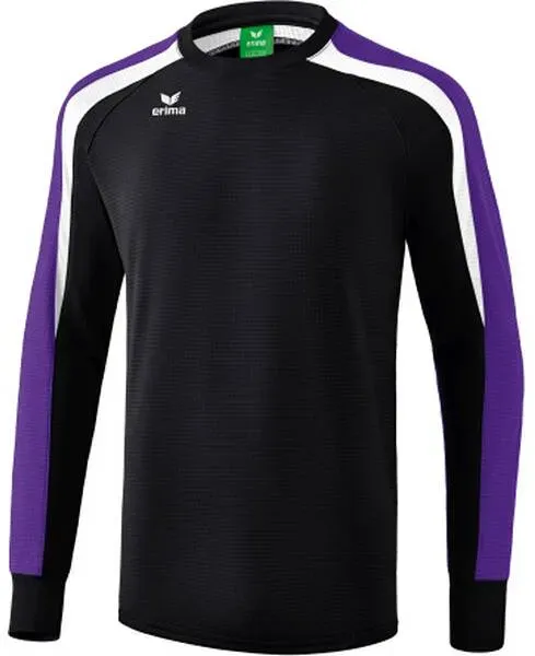 ERIMA Kinder Liga 2.0 Sweatshirt, Schwarz/Violet/Weiß, 116