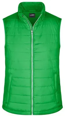 Damen Steppweste JN1135, grün, Größe XL - grün - XL