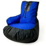 go gift Sitzsack, Blau, Schwarz, Oxford, Boxhandschuhe, 130 x 90 cm