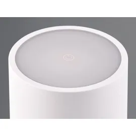 meine wunschleuchte 2er SET Akku LED Outdoor Tischlampen Weiß kabellos ohne Strom mit Touch dimmbar