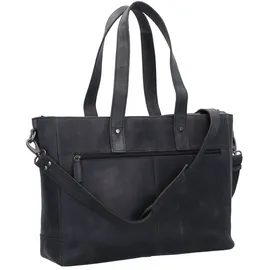 Plevier Shopper Leder Schwarz
