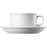 Thomas Trend Frühstückstasse mit Untertasse, Porzellan, weiß, 400 ml, 2-tlg., 14660