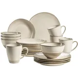 Mäser Kombiservice Nottingham Vintage Geschirr-Set für 4 Personen,