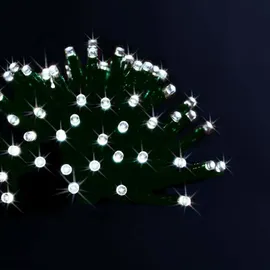 Fééric Lights and Christmas Solarlichterkette Kunststoff 10 m Weiß