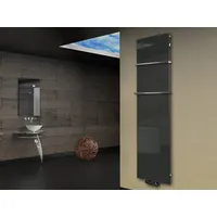 Szagato Badheizkörper mit Glas Design Montevideo 3 180x47cm 1118