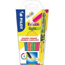 Pilot Pen PILOT FriXion Light Textmarker 3.8mm sortiert, 6er-Set (SW-FL-G6)