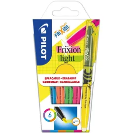 Pilot Pen PILOT FriXion Light Textmarker 3.8mm sortiert, 6er-Set (SW-FL-G6)