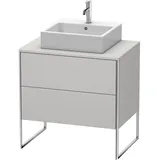 Duravit „XSquare“ Waschtischunterbau stehend 80,0 x 54,8 cm, in Nordic Weiß Seidenmatt