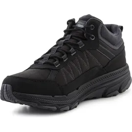 SKECHERS Go Run Trail Altitude 2.0 Cold Creek Waterproof Wanderstiefel, Black Leather/Charcoal Trim, 36 EU