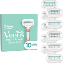 Gillette Venus Deluxe Smooth Sensitive Rasierklingen 10 Stück