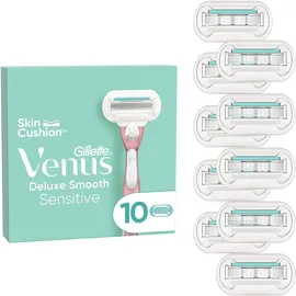 Gillette Venus Deluxe Smooth Sensitive Rasierklingen 10 Stück