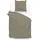 Zo Home Lino Unifarben Taupe 135 x 200 cm + 2 x 80 x 80 cm