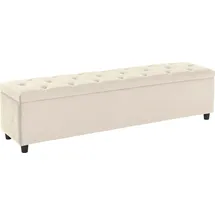 Guido Maria Kretschmer Home & Living Guido Maria Kretschmer Home&Living Bettbank »Relaxy«, gesteppt, mit Staufach beige