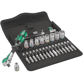 WERA Zyklop Speed-Knarrensatz 8100 SA 6 metrisch mit 6,3 mm (1/4 Zoll)-Antrieb