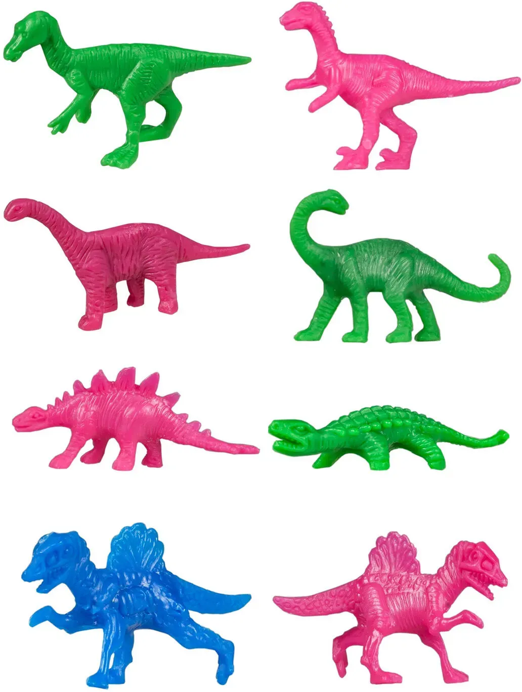 Dinosaurier 5 cm, verschiedene Motive und Farben, 200 Stk.