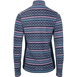 KARI TRAA Olga Fleece Mit Durchgehendem Reißverschluss - Dark Navy Blue - M