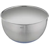 Emsa Rührschüssel aus Edelstahl 22 cm, Rutschfester Boden in Blau,