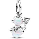 Pandora Schillernder Schneemann Charm-Anhänger 792981C01