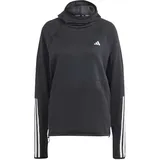 Adidas Damen Own the Run 3-Streifen Hoodie Gr. L