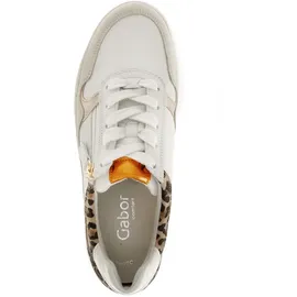 Gabor Plateausneaker Damen Weite K beige/weiß 37