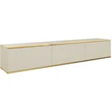 Mirjan24 Tv-Lowboard, Beige, Rechteckig, 175x30x32 cm, Wohnzimmer, Wohnwände, Lowboards, Lowboards stehend