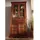 Massivmoebel24 Vitrine Akazie 95 x 50 x 195 cm Braun