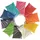 naninoa FARBSAND gemischter bunter Dekosand 0,5mm 5 kg