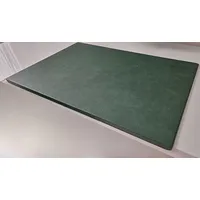 PM Gewinkelte Schreibtischunterlage mit Kantenschutz Just Leder in 3 Grössen und in 7 Farben (Grün, 90cm x 48cm)