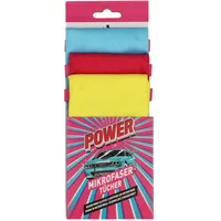 Nigrin 682414:POWER Mikrofaser-Tücher-Set ne 3x 1St.