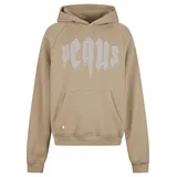 pequs Outlined Mythic Logo Hoodie Beige 34