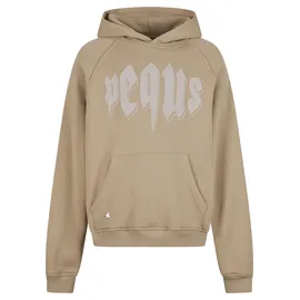 pequs Outlined Mythic Logo Hoodie Beige 34