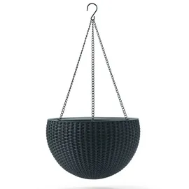 KETER Hängeampel 35 x 22 cm Grau/Braun