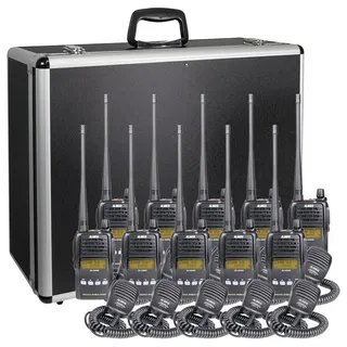 Alinco Team-Set DJ-A-446 EMS-76 150108 PMR-Handfunkgerät 10er Set