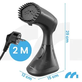 Maltec Dampfbügeleisen HDS9000W Schwarz