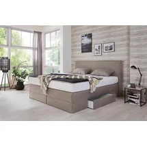 Westfalia Schlafkomfort Boxspringbett 180 x 200 cm H3 Beige