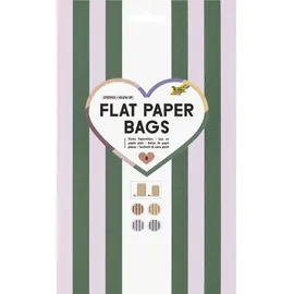 Folia Flache Papiertüten 8 St. 15,5x24,8 cm Rot