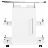 OPTIFIT Waschbeckenunterschrank »Napoli«, mit Soft-Close-Funktion und Rollen, Breite 60 cm, weiß