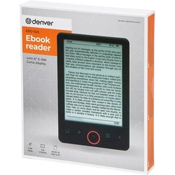 Denver E-READER EBO-626 (6", 4 GB, Black), eReader, Schwarz