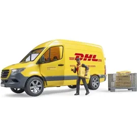 Bruder 02671 - MB Sprinter DHL mit Fahrer gelb 1:16
