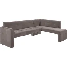 exxpo - sofa fashion Eckbank »Barista«, Frei im Raum stellbar, grau, Sitzbänke, 91685142-0 B/H/T: 157 cm x 82 cm x 245 cm