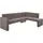 exxpo - sofa fashion Eckbank »Barista«, Frei im Raum stellbar, grau, Sitzbänke, 91685142-0 B/H/T: 157 cm x 82 cm x 245 cm