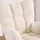 Home Deluxe Schaukelstuhl NARA Bouclé 68 x 95 x 88 cm Weiß mit Hocker