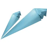 Ludwig Bähr URSUS Schultüten Bastel-Schultüte mit Filzmanschette, hellblau, Höhe: 35 cm, Durchmesser: 11,5 cm