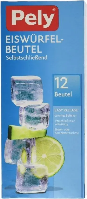 Pely Selbstschließende Eiswürfelbeutel