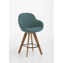 Barhocker Coppa Stoff Blau