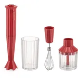 Alessi Plissé MDL10S R Stabmixer rot