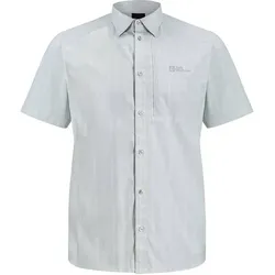 JACK WOLFSKIN Herren Hemd NORBO S/S SHIRT M, cool grey check, M